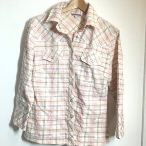 Pink and white shirt